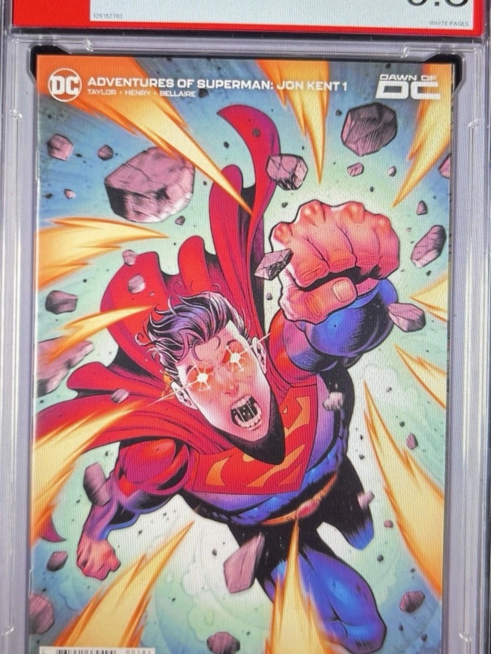 2023 DC Comics Adventures of Superman Jon Kent #1 Variant 1:10, PSA Graded 9.8